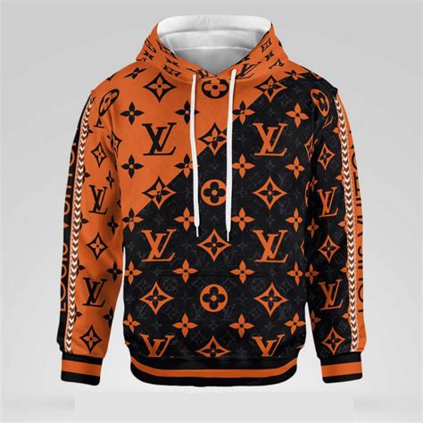 orange louis vuitton hoodie|louis vuitton graphic hoodie.